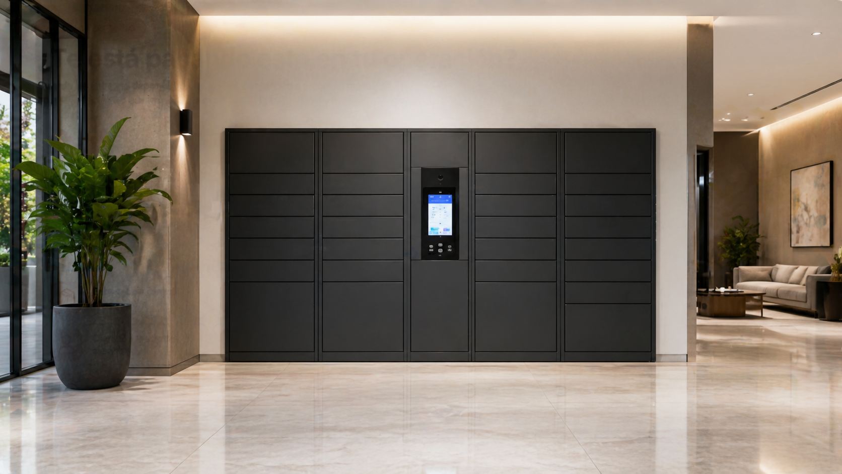 Puntos de Pickup en lobby de edificio